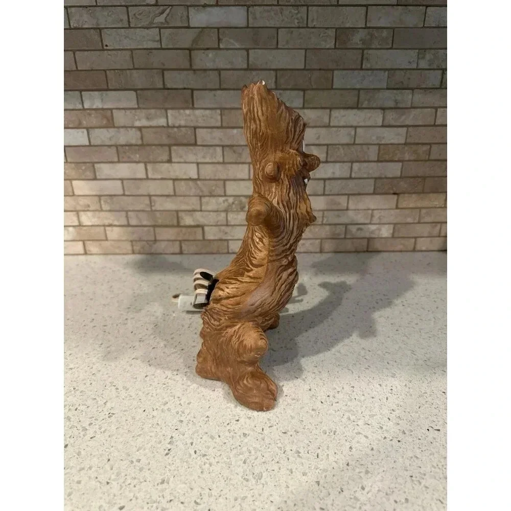 1970s Vintage Byron Molds Ceramic Halloween Light‎ Up Ghost Tree